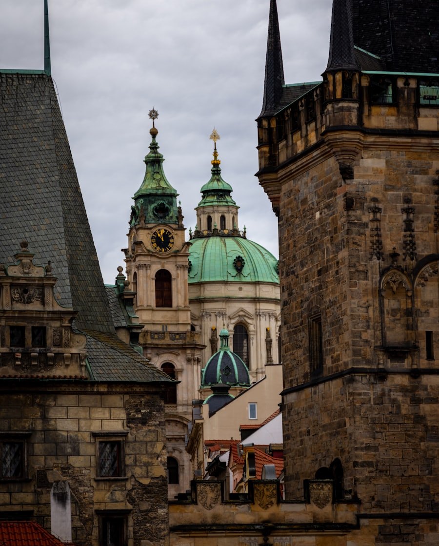 Baroque façade in Prague